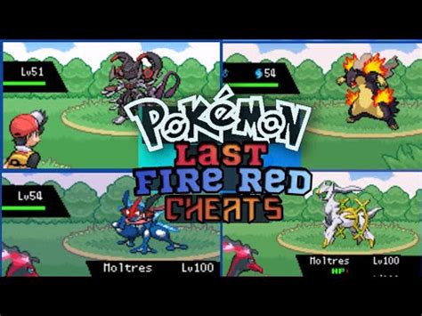cheats fire red pokemon|cheats pokémon the last fire red.